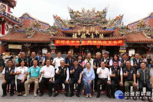 台中市長林佳龍感謝新港奉天宮大力促成「百年媽祖會」