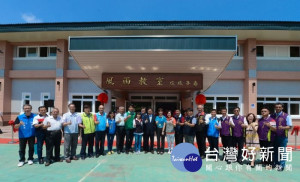 桃園市長鄭文燦，出席「內定國小『風雨教室新建工程』落成啟用典禮」。

