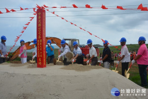 解決民生用水問題　澎湖白沙鄉鳥嶼配水池開工動土