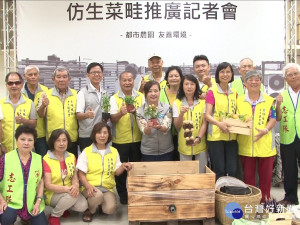 竹市首推「仿生菜畦」 節能減碳又環保