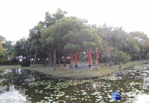 名西螺鎮廣興教育農園綠美化（雲林縣環保局提供）