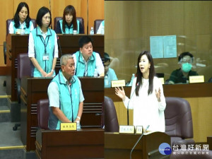 市議員萬美玲質疑冷氣政策恐怕「看得到、吃不到」。(圖／翻攝桃園市議會網站)
