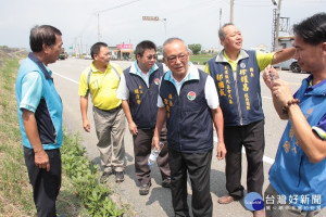 提升道路品質　徐耀昌會勘縣道140線道路改善工程