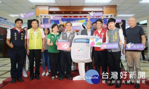 桃園市副市長游建華，出席「桃園市民卡 購物樂悠遊」活動起跑記者會