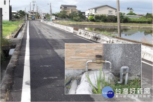 五結鄉孝威村一些偏遠住戶終於有自來水可用了。（圖／自來水公司第八區管理處提供）