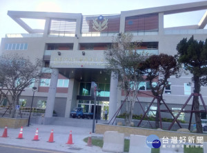 新建大溪警分局即將完工，新分局極具氣派。
