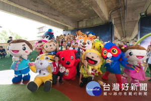 桃園市長鄭文燦，出席「2018吉祥物冒險大賽」。

