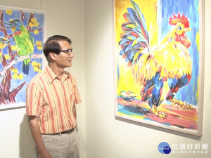 江隆芳油畫陶瓷展 熱情奔放具生命力
