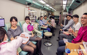 台南大員皇冠假日酒店發起捐血，成功募得180袋熱血。