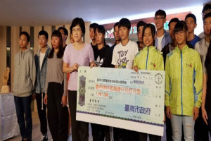 臺南市政府辦理107年全民運動會慶功會祝賀代表隊勇奪佳績。