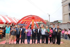 中市沙鹿犁分社區活動中心動土　預計108年8月完工