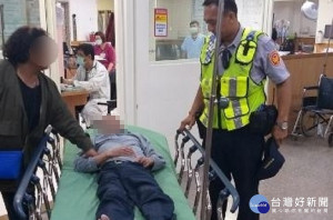 老翁突心臟病發　警急開道護送就醫