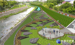 中市南區水環境新亮點　旱溪康橋水岸工程預計明年1月施工
