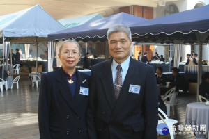 劉國良與張素貞夫妻同師、同道、同心投入慈悲喜捨修行之路。圖／慈濟基金會提供