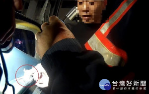 毒蟲違停「鬆一下」　警眼尖搜出毒品