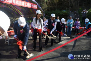 林明溱縣長等貴賓參與動土儀式。