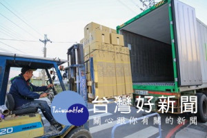 后里3萬支花卉裝櫃外銷香港