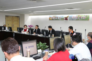 台南市府召開投資會報，由市長黃偉哲主持。