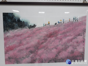 林富源水墨作品-春了圖。