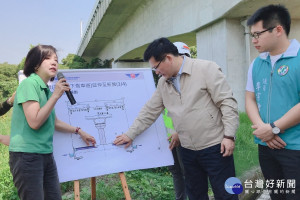 葉宜津立委及林佳龍部長會勘新營鐵路高架化等建
