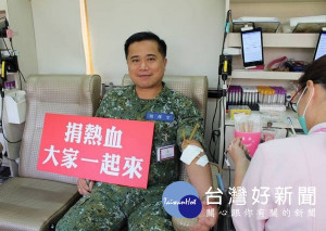 雲林縣後備指揮部為響應「捐血一袋，救人一命」理念，於營區辦理捐血活動，以實際行動展現國軍鐵漢柔情的一面。（記者陳昭宗拍攝）