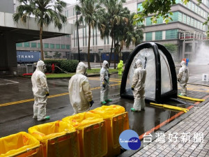 環保局表示，演練的目的，是強化對空污突發事件的運作機制，以降低突發情況對民眾的影響。