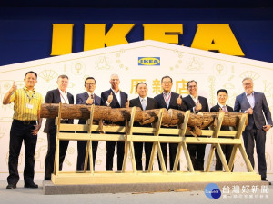 新北市長侯友宜16日出席IKEA宜家家居─新店店開幕典禮。（圖／記者黃村杉攝）