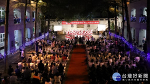 921地震重建學校舉行感恩音樂會。（慈濟提供）