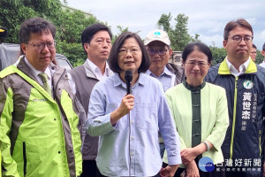 針對香港「反送中」議題，總統蔡英文強調台灣人民無法接受一國兩制。
