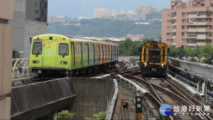 北捷進行「淡水信義線（紅線）區間車模擬行駛新北投站-大安站」測試。（圖／台北捷運公司）