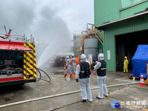 中市工業區毒化物災防演練　過程緊湊逼真