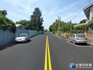 騎車不再心驚膽跳　中市清水藝術街燙平完工
