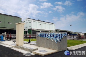 劉厝大排水質淨化場啟用。