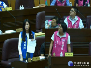 市議員萬美玲反映社工不足隱憂。(圖／翻攝桃園市議會網站)
