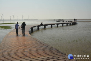 高美濕地木棧道例行檢修　10/21~11/1部分封閉（圖／台中市政府提供）