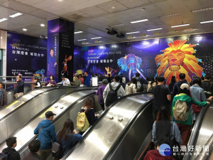 2020台灣燈會在台中　巨型動物圖騰現身北捷