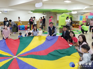 台中沙鹿親子館開幕　0至6歲幼童享分齡服務