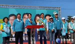 賴清德表示，贏得桃園，就贏得大選；黃世杰當選，民進黨就過半。
