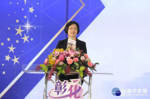 彰化縣長就職周年，展望未來四大改變創意再生。圖／記者鄧富珍攝

