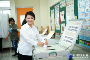 總統副總統及立委選舉　盧秀燕籲踴躍行使民主權利
