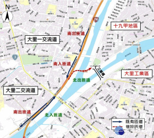中央核定台74線增設大里十九甲匝道　中市府：交通路網更完善（圖／台中市政府提供）