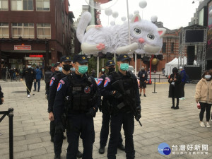 台北燈節加強反恐維安及肅竊作為　確保活動安全（圖／台北市警察局提供）