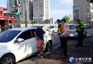 雲林監理站會同警方於轄內之運輸場站及重要地點加強取締，防疫期間經查獲違反規定者，將依公路法規定加重處罰。（記者陳昭宗翻攝）