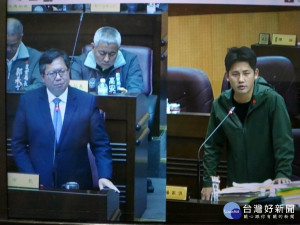▲桃園市議會定期大會開議　鄭文燦市長施政報告。（圖片／記者馬虞海攝）
