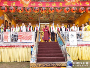 行動佛殿76站駐錫台中豐原區六合福德宮前廣場辦理消災祈福法會