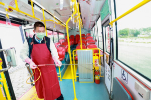 配合中央政策　中市即日起搭公車須戴口罩（圖／台中市政府）