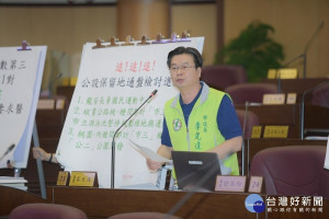 ▲市議員李光達質詢提振生育率，加大補助人工受孕經費給年輕人。（圖／市議會提供）