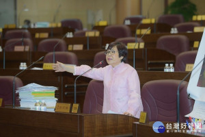 ▲劉茂群議員質詢寵物醫院收費，要求市府關心管理。（圖／桃園市議會提供）
