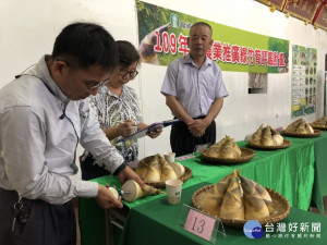 109年度農業推廣綠竹筍評鑑。