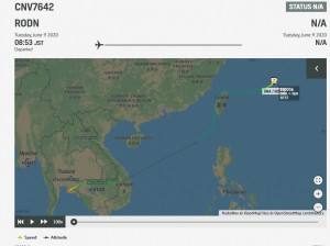 （圖／翻攝AirNav RadarBox網頁radarbox.com）